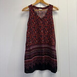 Eyeshadow Womens Boho Cottage Beachy Mini Summer Dress Size S Floral Carefree